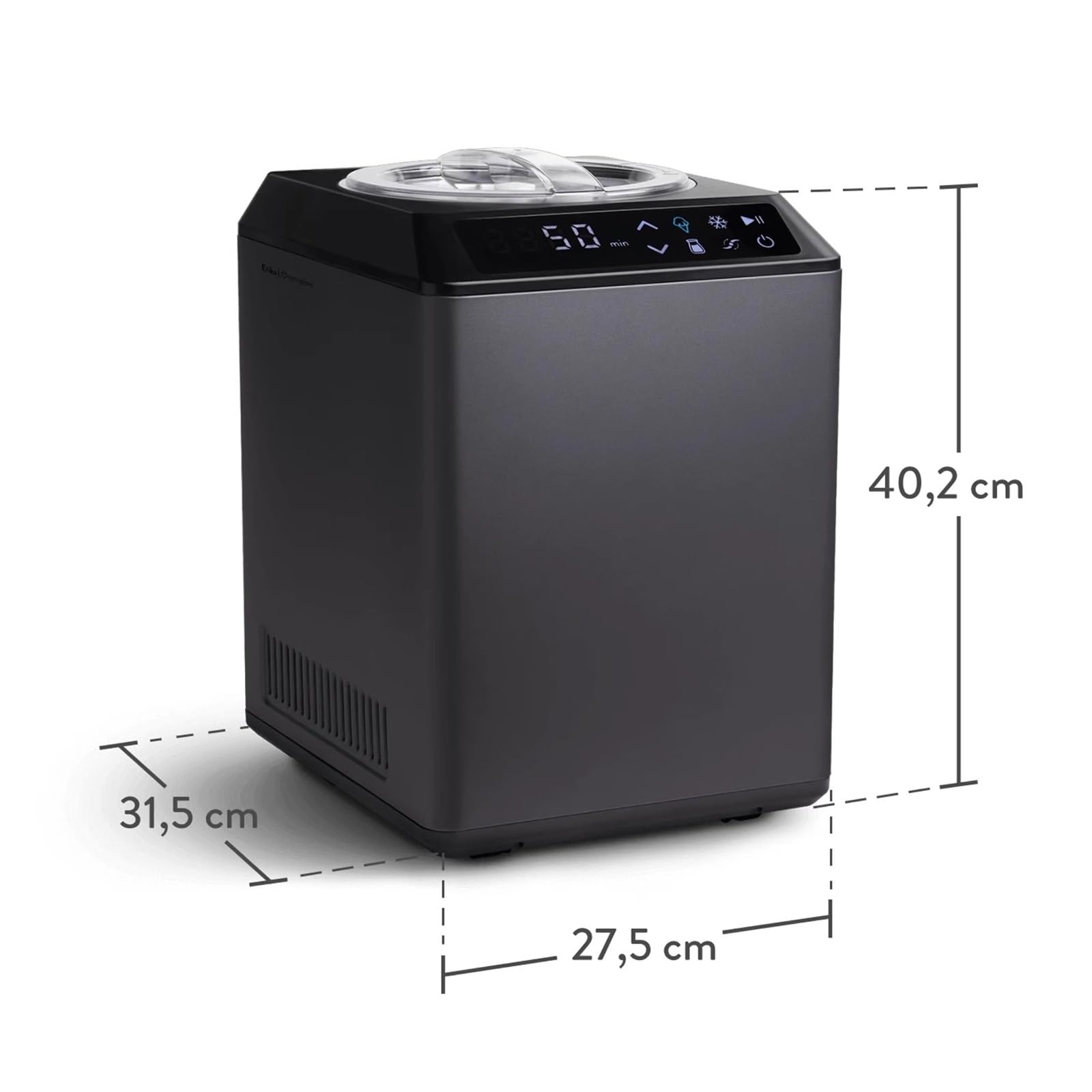 Heladera Máquina de Helados 2.5L Comercial Máquina de Helados Completamente automática Hacer Helado