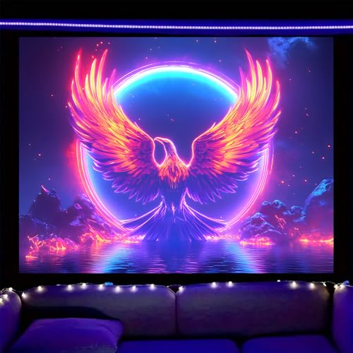 Image of Nuxovilar Phoenix Rising Wall Tapestry Polyester 78.74x59.05 In