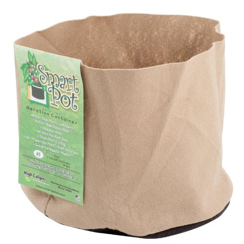 Smart Pot, Tan, 45 Gal, 27" X 18" #TOP19