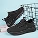 XKOWUO Men's Running Walking Shoes Sneakers Tennis Fitness Athletic Shoes Non Slip On Sports Casual Workout Shoe Lightweight Comfortable Gym Fashion Breathable Mesh Trainer Black Size US 8.5