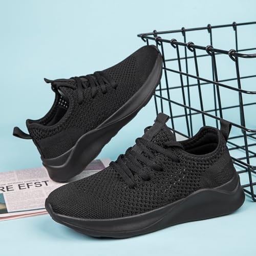 Image of Men's Running Walking Shoes Sneakers Tennis Fitness Athletic Shoes Non Slip On Sports Casual Workout Shoe Lightweight Comfortable Gym Fashion Breathable Mesh Trainer