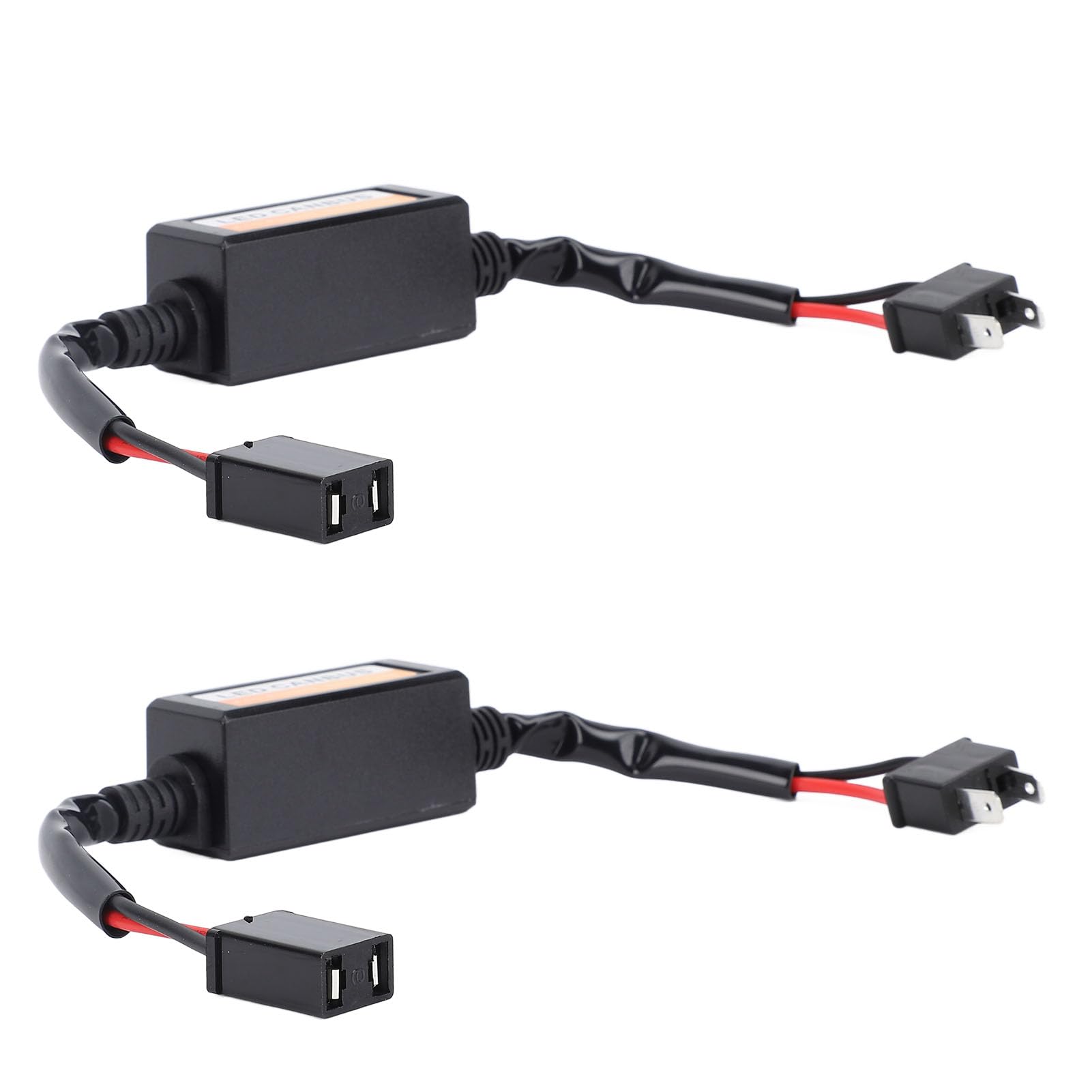 2 decoder per fari a LED H7 | Decoder anti-sfarfallio e anti-errore Canbus resistente all'acqua | Installazione plug and play per tutti i modelli di fari H7