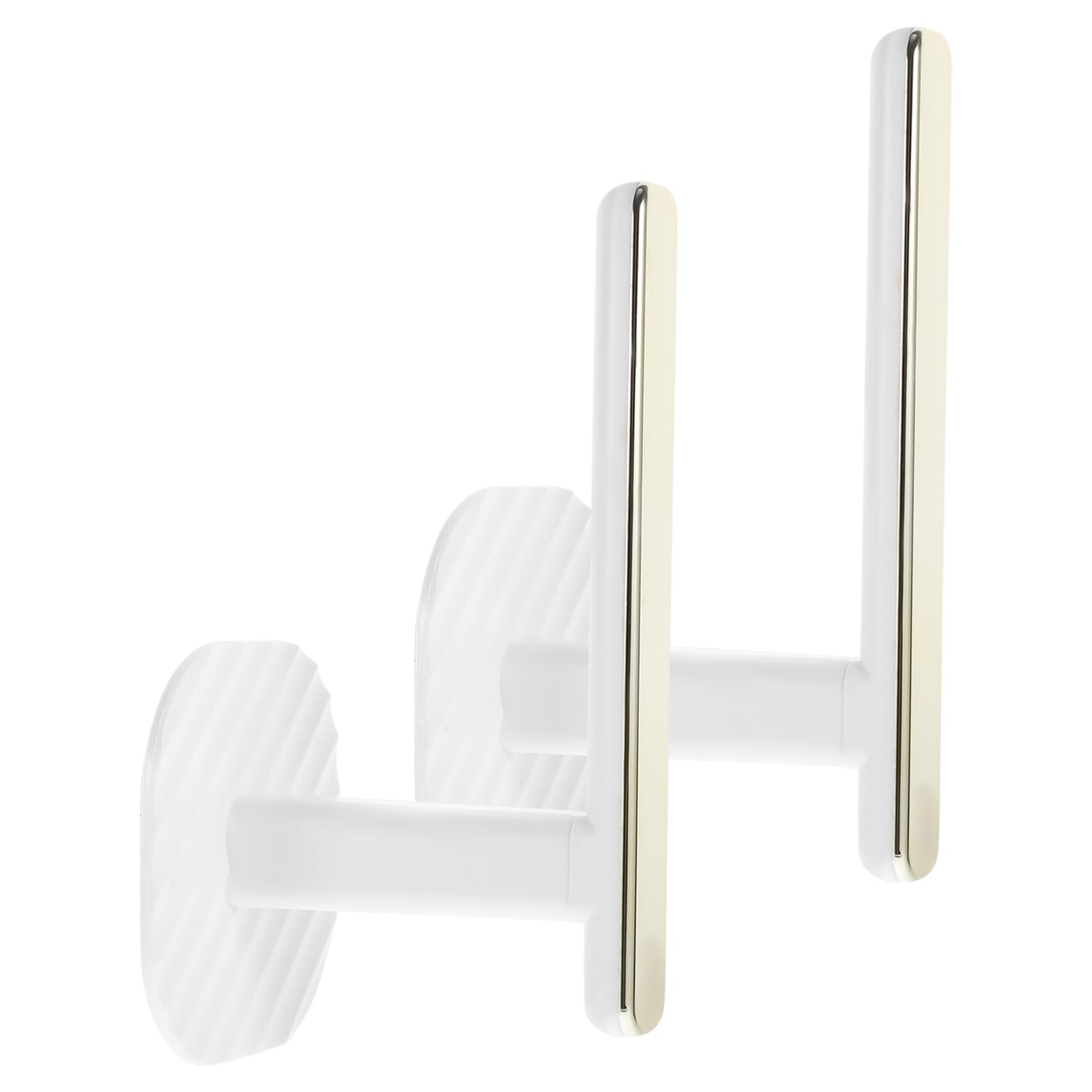 Didiseaon 5 Ensembles Crochets Accessoire Piscine Nettoyeur De Plein Air Bars Porte-rideaux Étagère Porte-cannes Distributeur De Papier Hygiénique Garage Stylo Plastique Blanche 2 Pièces * 5