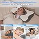 Homesuit Orthopädisches Kissen Antischnarchkissen Anti Schnarch Kissen Migräne Kissen Ergonomisches Orthopädische Kopfkissen Seitenschläfer und Rückenschläfer Memory Foam Kissen Rückenschläferkissen