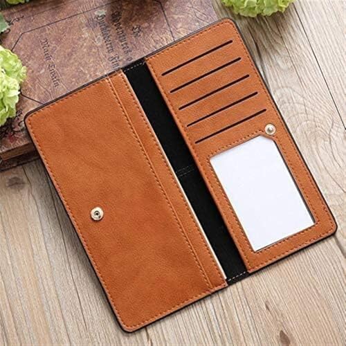 Wallet Coin Pocket Minimalist Wallet Women's Pu Leather Purse Simple Casual Long Zipper Clutch Wallet For Men Women3