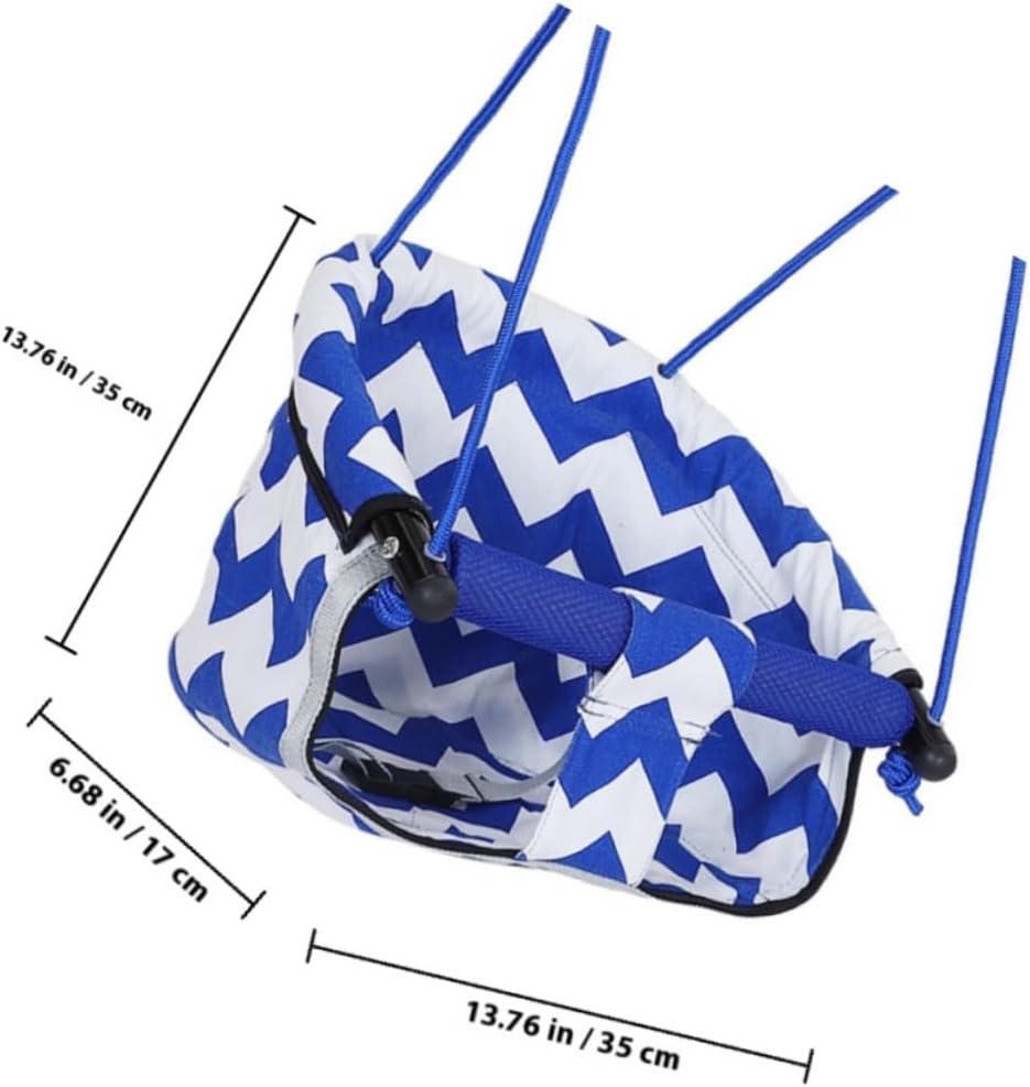 Generic Adjustable Canvas Hanging Swing Chair for Outdoor Garden Backyard Playtime Sturdy Metal Frame All-Season Use Easy Installation Safe and Swing Seat