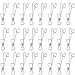24 Pezzi Acciaio Inox Mollette, Mollette da Bucato in Acciaio Inossidabile, Molletta in Acciaio Inossidabile, Multifunzione Clip per Bucato in Filo Metallico per Vestiti, Asciugamani, Calzini