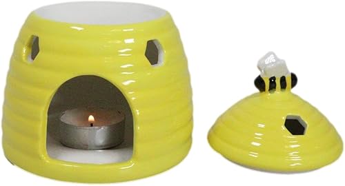 Miniatura 4 de Ebros Gift Animal Forest Caprichoso Abejorro Colmena Cerámica Aceite Esencial Quemador Calentador Estatuilla Té Luz Portavelas Accesorio de