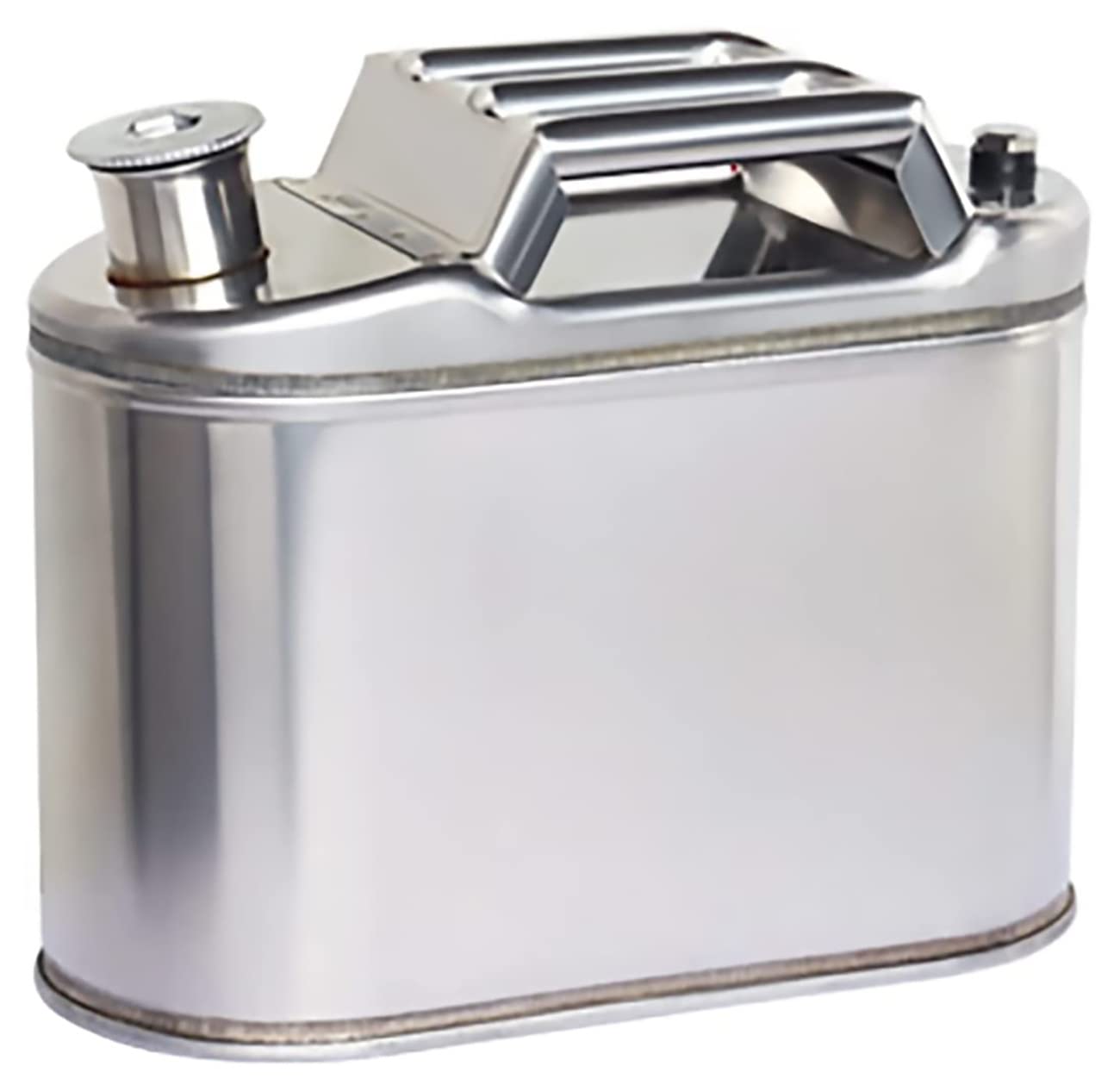 5L/10L/15L/20L Fuel Gasoline Petrol Diesel Gas Cans Tank Container Backup, 201 Stainless Steel Jerry Can for Motorcycle Automobiles Lawn Mower Boating Camping,5L