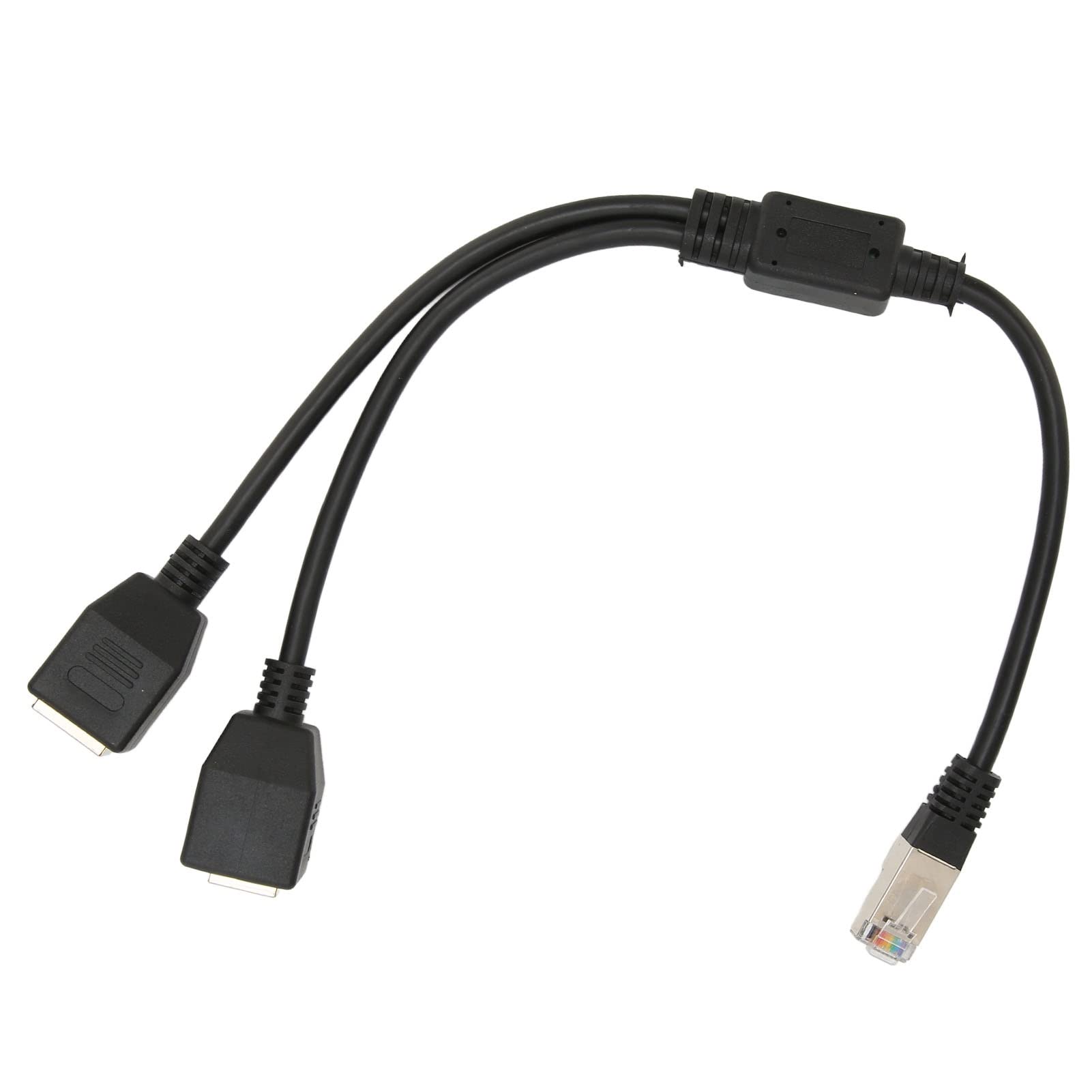 Zunate Cavo sdoppiatore Ethernet Adattatore di Rete RJ45, Cat5 RJ45 Adattatore per Cavo Internet da 1 Maschio a 2 Femmine per Router di Computer, Scatola di Rete, Modem a Fibra Ottica