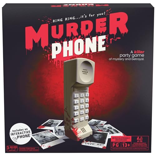 Spin Master Games Murder Phone Social Deduction Party Game
