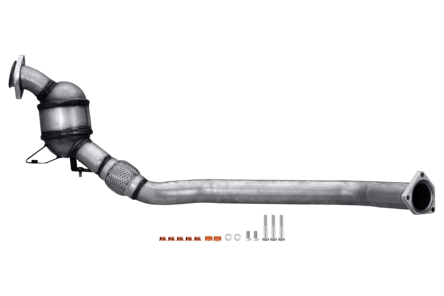 HELLA 8LE 366 050-271 Catalyseur - Easy2Fit® Kit - Euro 3 - une piece - Kit avec pièces d'assemblage - pour p.e. BMW 3 (E46)