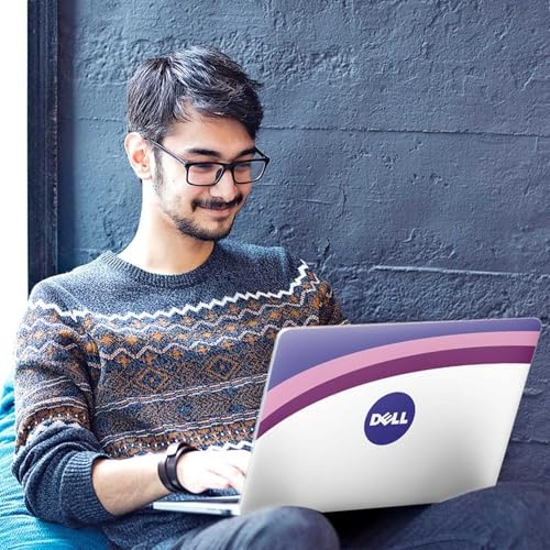 Image of Galaxsia DL236 Top+Wrist Pad Vinyl Laptop Skin /Sticker /Cover for 15 to 15.6 Inches Laptops Laminated-Removable-HD Quality Compatible for Dell-(15x10 Inches)