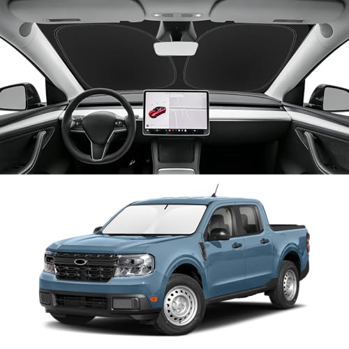 Image of Custom Fit Windshield Sun Shade for Ford Maverick 2022-2026