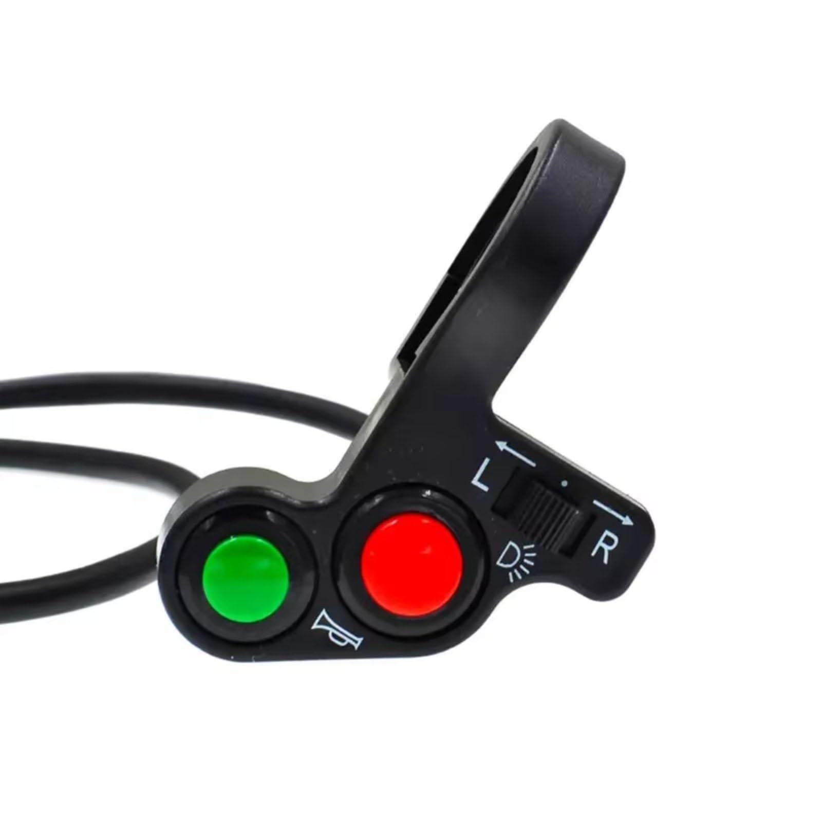 Interruptor De Manillar De Motocicleta, Scooter De Bicicleta Eléctrica Para Señales De Giro De Bocina Universal, Luz De Botón De Encendido/apagado Interruptor manillar moto