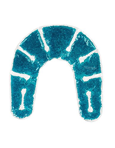 TheraPearl Color Changing Neck Wrap, Reusable Hot Cold Therapy Pack with Gel Beads, Best Ice Pack for Neck Pain, Flexible Hot and Cold Compress for Neck Spasms, Stress Relief, Pain Relief, & Swelling