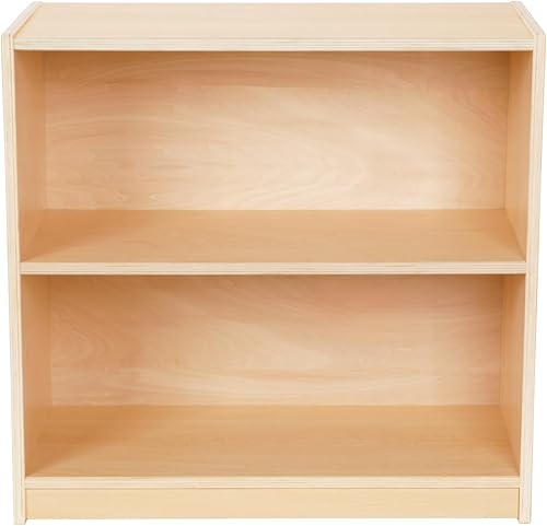 Miniatura 6 de OOOK Montessori - Estantería y almacenamiento de juguetes, estantería compacta para espacios pequeños, estantes de almacenamiento de madera y