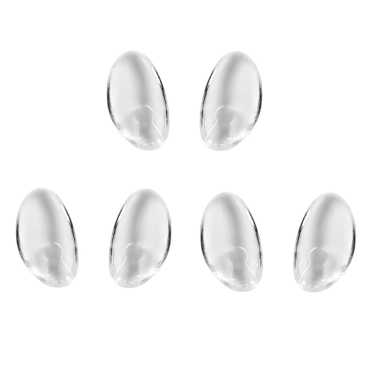 HiCycle2 Silicone Nose Pads Replacement For Silhouette Adidas Neubau Eyeglasses Frames Soft Silicone Plug In Eyeglasses