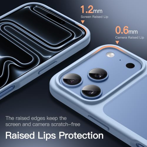 Image of JETech Matte Cover Case for iPhone New Pro, Light Blue
