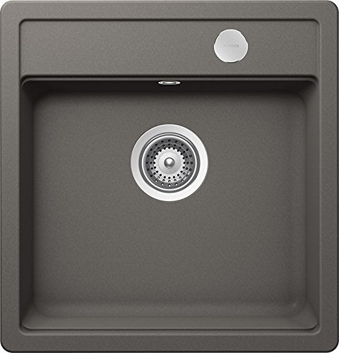 Preisvergleich Produktbild SCHOCK Spüle MONO N-100S-U Cristadur / inkl. Resteschale und Glasschneidbrett MONN100SUSIL