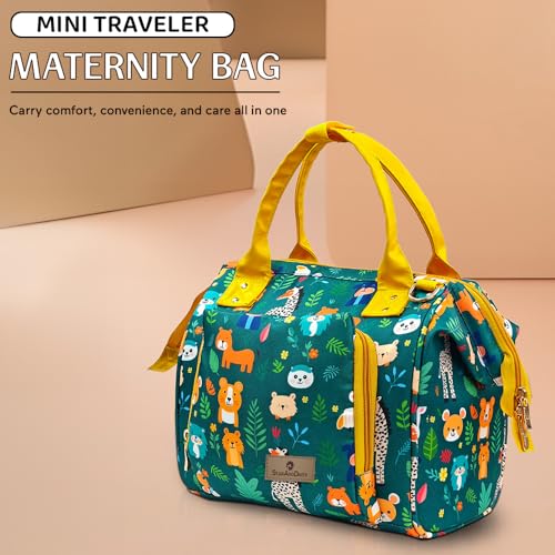 Image of StarAndDaisy Diaper Bag /Diaper Bags for Mom with Light Weight and Potable Design /Multi Compartments, Waterproof Baby Bag with Ultra Soft Fabric.