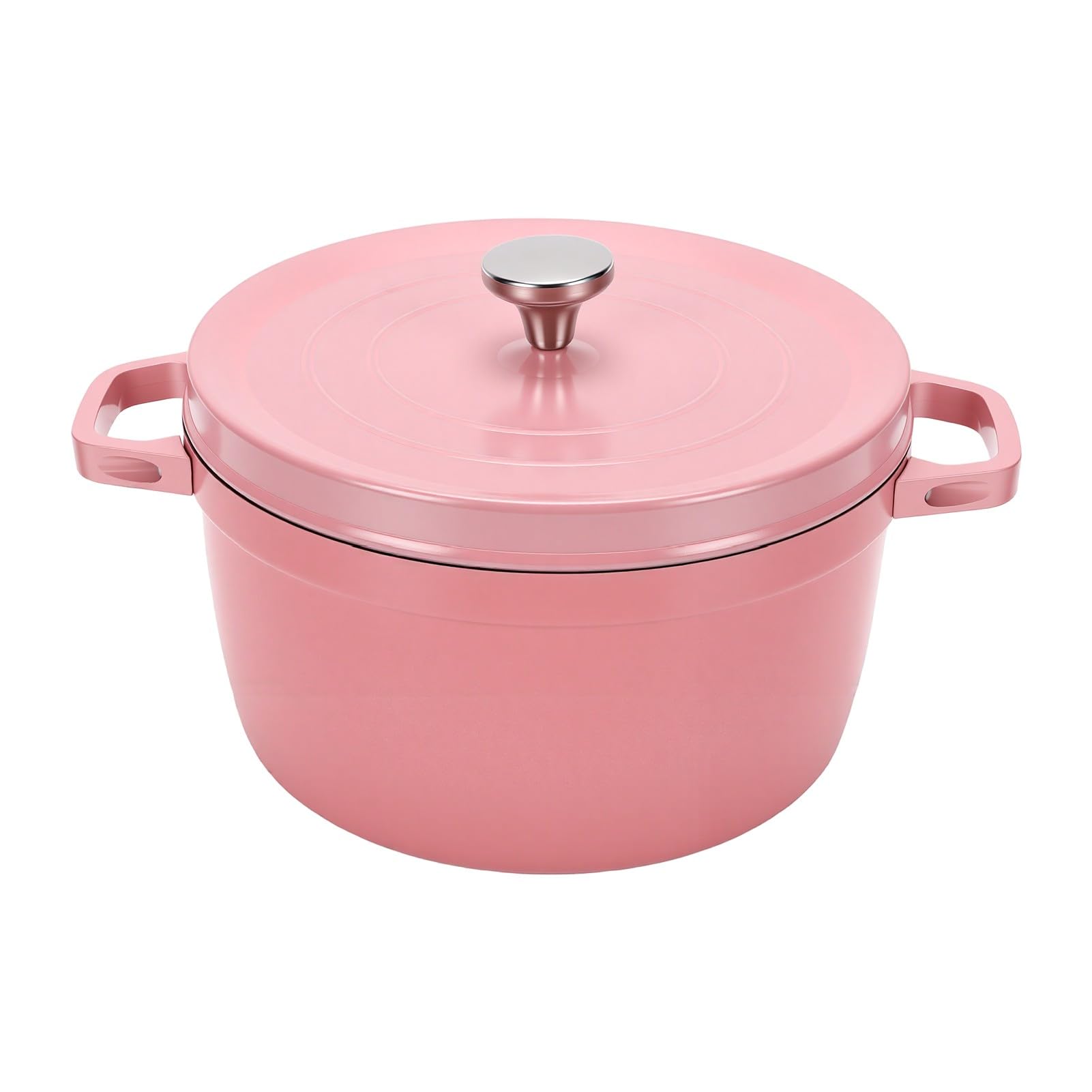 Fdit Olla de 4L, Esmaltada con Recubrimiento Antiadherente