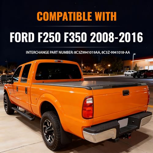 Image of G-PLUS Flex Step Tailgate Molding Trim Cap Compatible with 2010-2016 Ford F250 F350 F450 F550 Super Duty 8C3Z9941018AA & 8C3Z9941019AA (Tan) | 8C3Z9941018AA & 8C3Z9941019AA (Tan)