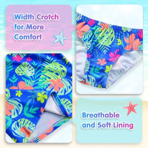 Image of Girls Tankini Swimsuit Two Piece Bathing Suit Colorful Toddler Kids Ruffle Swimwear Adjustable Strap Summer Beach