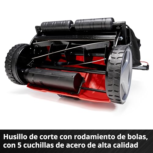 Einhell Cortacésped a batería - GE-HM 18/38 Li Solo PXC. Iones de litio, husillo de cortacésped montado sobre cojinetes de bolas con 5 cuchillas de acero. Suministrado sin batería ni cargador - imagen 7