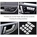 WODOFO GDR Inner Car Seat Memory Door Lock Unlock Patch Switch Button Trim Cover Decoration Replacement for Mercedes Benz GLK ML A B C E Class C117 GLA CLA CLS X156 GLE GL GLS Interior Accessories