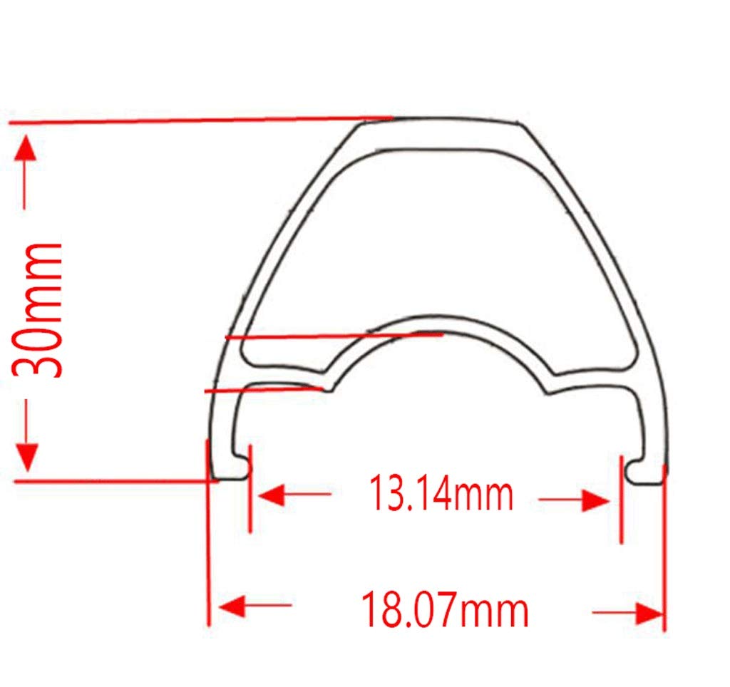 Ciclismo Ruedas Llanta 700C Juego Ruedas Bicicleta Carreras Carretera Superligeras Rueda Bicicleta Freno C / V 7-11 Velocidades Cubos Casete Rodamiento Sellado 6T QR 1650g ( Color : B , Size : 700c )