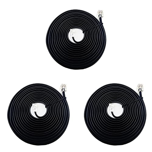 SINCODA-3-Pack-8ft-Phone-Telephone-Extension-Cord-Cable-Line-Wire-with-Standard-RJ12-6P6C-Male-to-Male-Plugs-for-Landline-Telephone