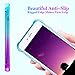 Ruky for 6 Plus 6s Plus 7 Plus 8 Plus Case, Gradient Quicksand Series Glitter Bling Liquid Floating Flexible TPU Women Girls Cover Phone Case for 6 Plus 6s Plus 7 Plus (Aqua Purple)
