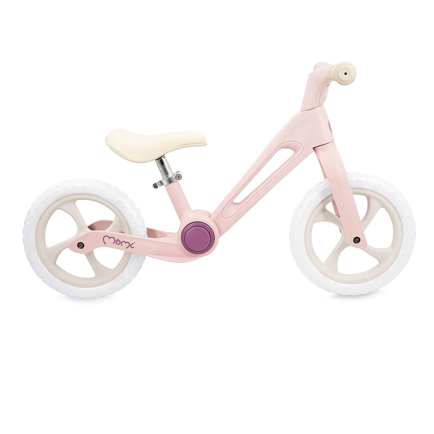 Momi Vélo draisienne NORU pour Enfants dès 2 Ans (Max 25 kg), Pliable d’Un Bouton, Selle réglable, Roues EVA increvables 12 Pouces