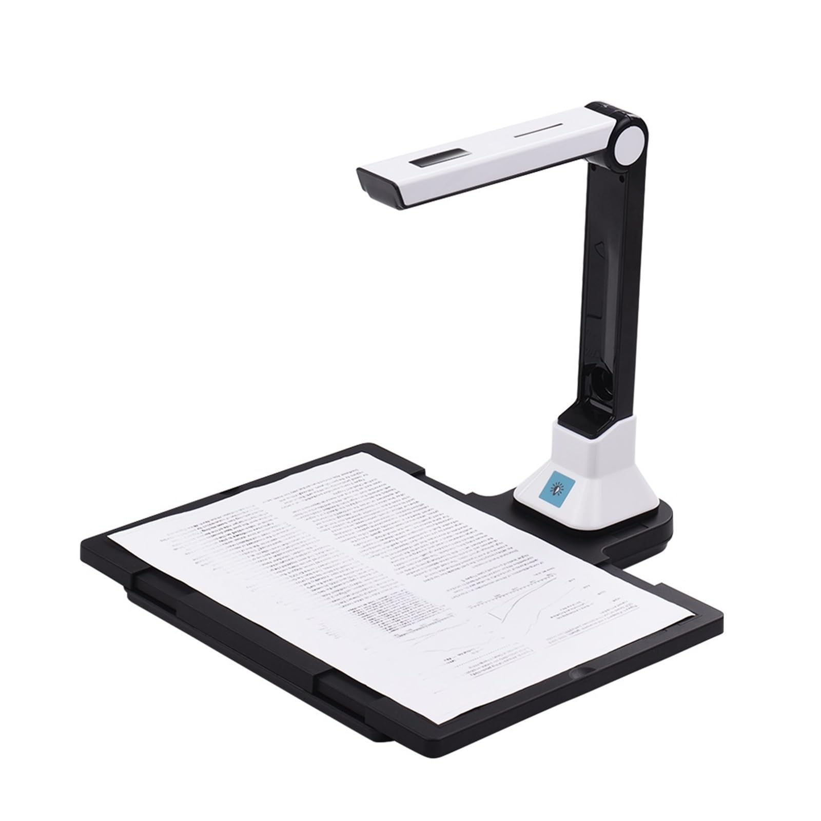 Document Scanner, BK50 Portable 10 Mega-Pixel Scanner Capture, Size A4 Document Camera for Card File Documents Recognition