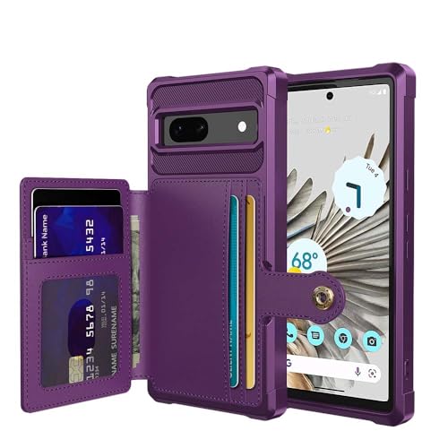 Funda Google Pixel 7A para proteger pantalla y guardar tarjetas de crédito 2