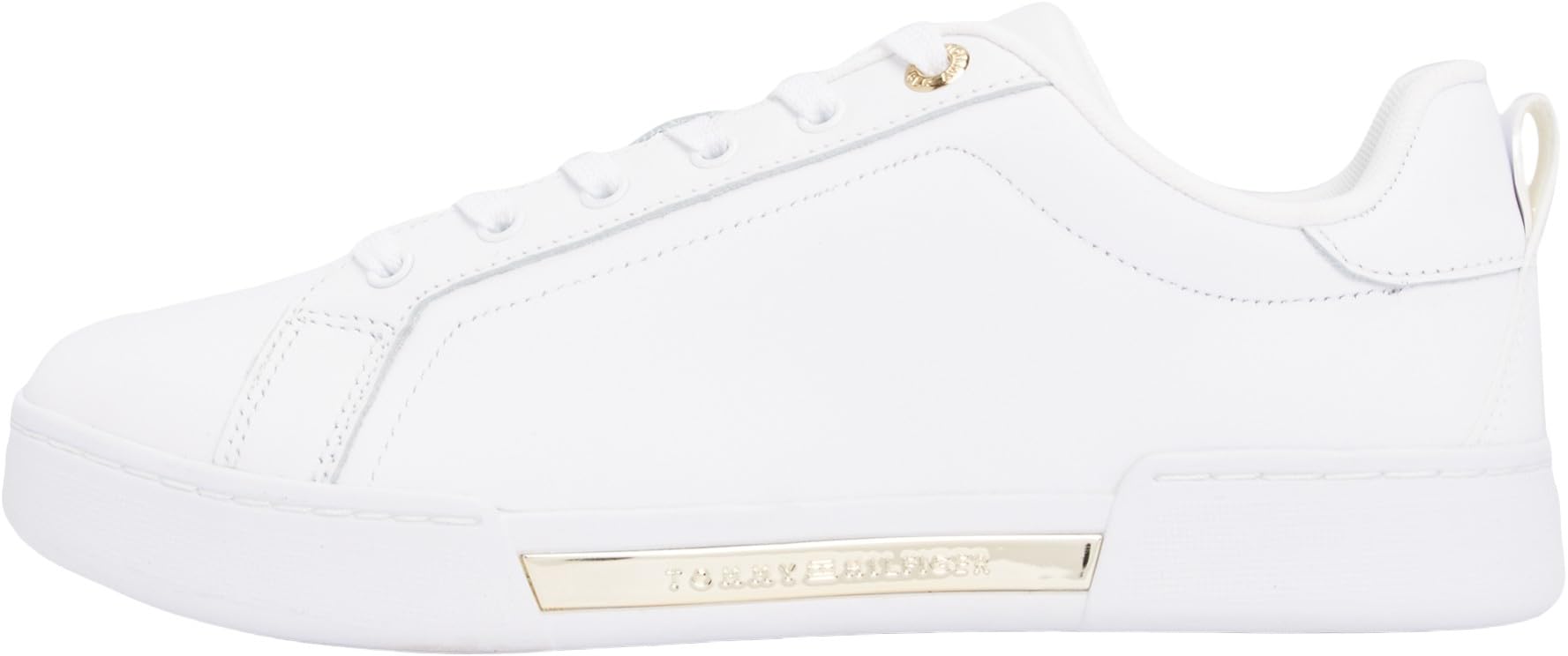 Tommy Hilfiger Damen Court Sneaker Chique aus Leder