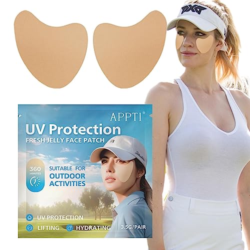 solar,adesivo solar ultravioleta | Patches faciais UV Forte efeito anti-suor Prevenir queimaduras so