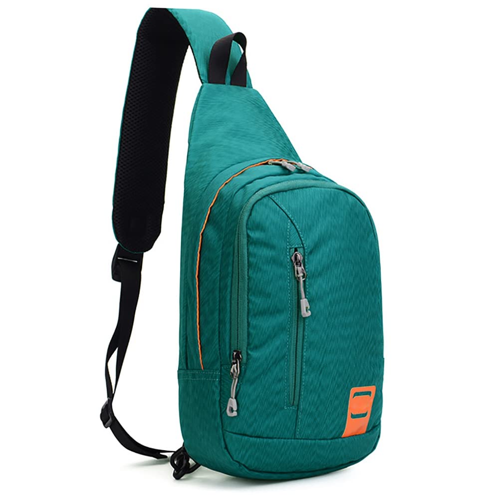Peicees Small Sling Backpack Waterproof Unisex Shoulder Bag Chest Crossbody Daypack