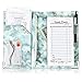 Server Book by Server Plus - Server Books for Waitress with Zipper Money Pocket and Pen Holder. Anti Stain Server Books with Metal Corners that Holds Order Pads and Fits Apron. Teal Marble