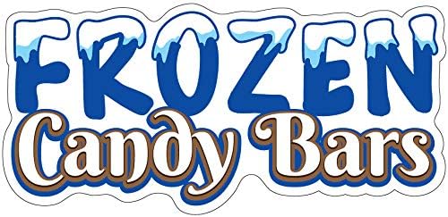 Miniatura 1 de SignMission Pegatina para camión de comida con barras de caramelo congeladas, tamaño de la calcomanía 12"