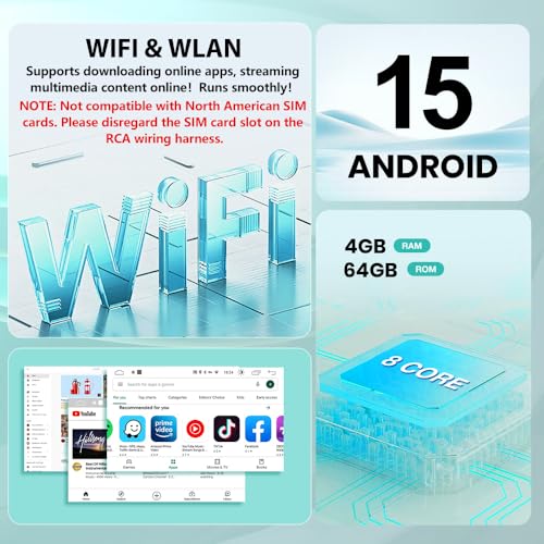 Radio para Auto con Pantalla T 12.1" Android 15 8 Núcleos miniatura 5