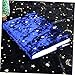 DOITOOL Star and Book Cover Sleeve Handmade Fabric Protector for A5 Notebooks Journals and Diaries for Book Lovers and Students