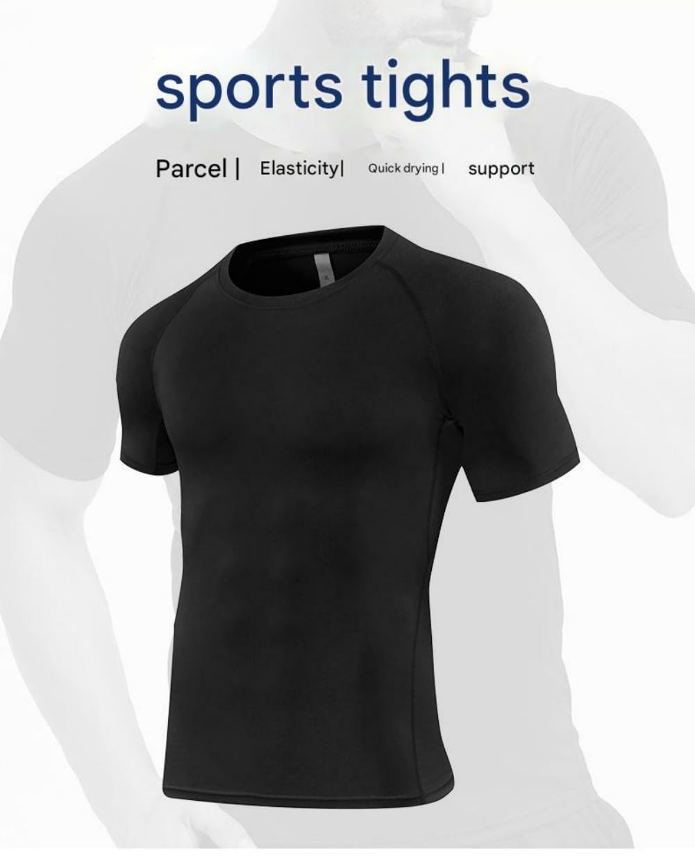 SHAPERLUV Tank 2.0 Herren Jogging 5er Pack Sport Tights Kurzarm Shaper Kurzarm Fitness Tank Top Abs Unterwäsche