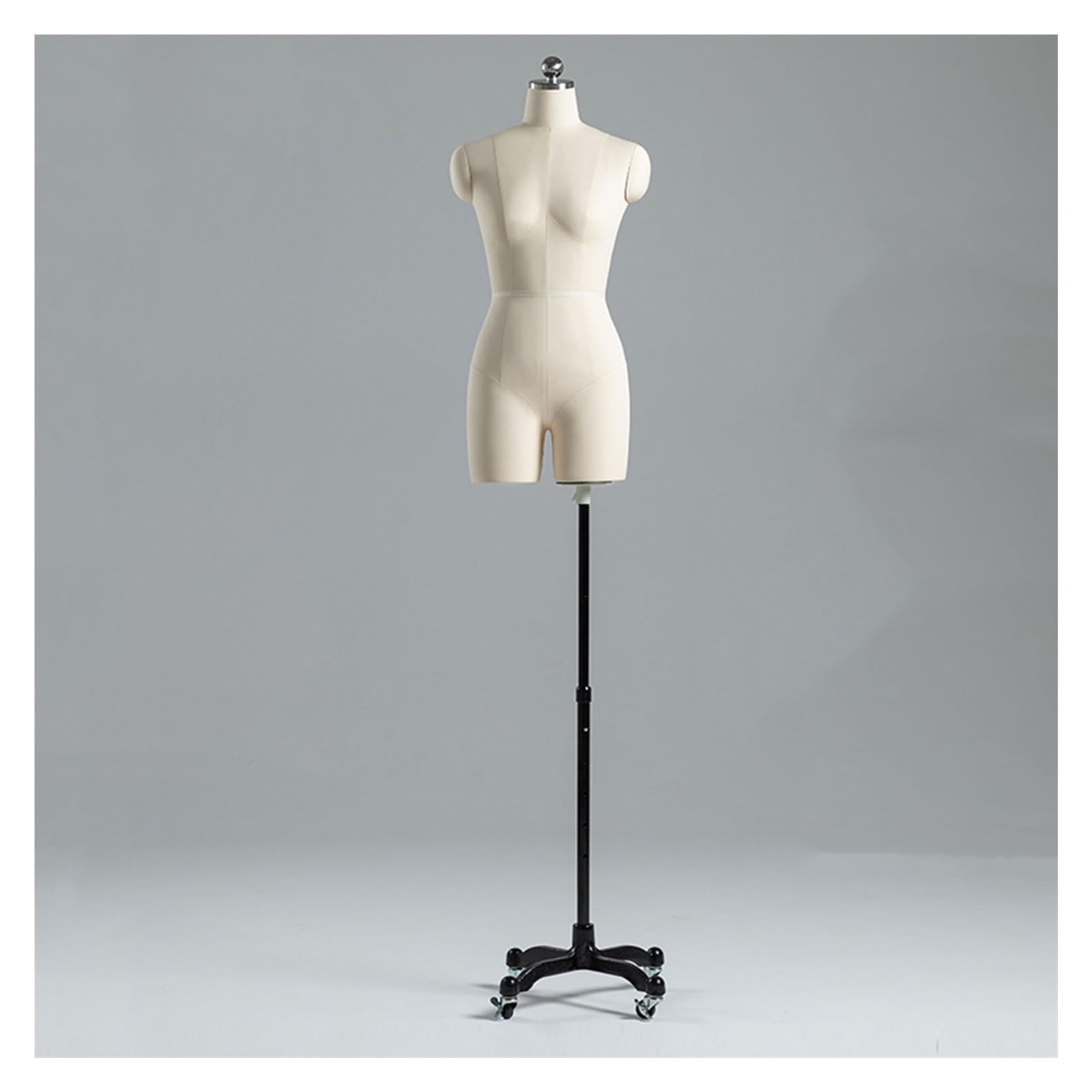 Buste mannequin de couture de haute précision en tissu beige taille 80#