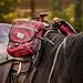 Jeffers Expression Horn Bag for Horses, Buffalo Check – Water Resistant Saddle Bag with Multiple Pockets, Adjustable Strap – Western Bag for Travel, Trail Riding, Storage & Gear Organization