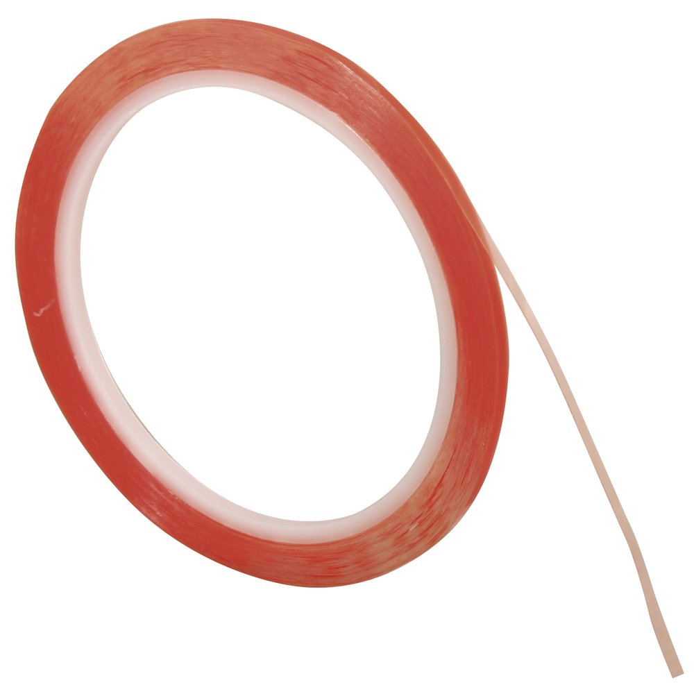 RAYHER HOBBY Clear Double Sided Tape for Crafting, High Tack Adhesive Tape, Heat-Resistant Tape, Transparent, Width 6mm, Length 10m