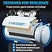 Quiet Air Compressor, Only 68dB, 5 Gallon Steel Tank, 2.8CFM @ 90PSI, Oil-Free, Electric Air Compressor Perfect for Woodwork Nailing, Garage, Car, Pneumatic Tool, Includes 11 Accessories