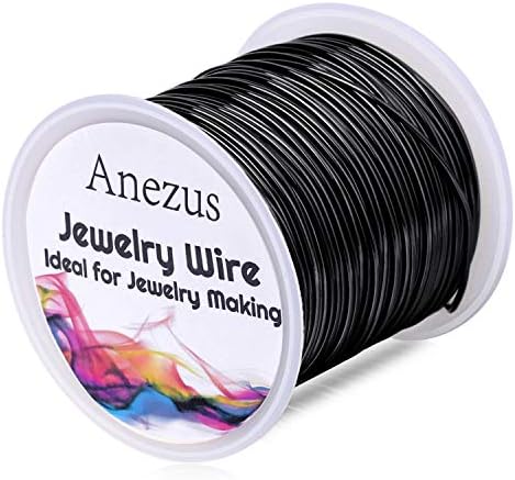 Jewelry Wire for Jewelry Making, Anezus Craft Wire Tarnish Resistant Copper Beading Wire for Jewelry Making Supplies and Crafting (Copper, 18 Gauge)