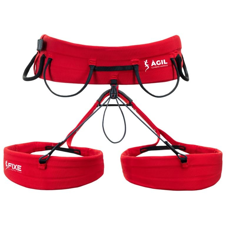 Harnais d'escalade sportive FIXE Agile avec technologie Triple Webbing
